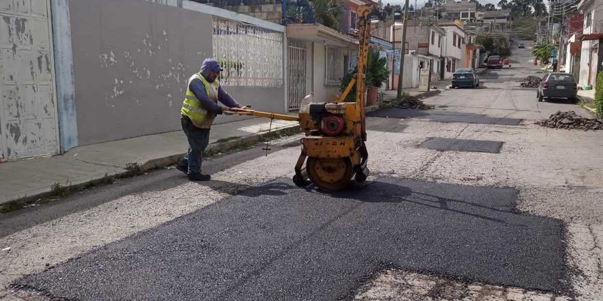 Campaña Capitalina Bacheando Puebla: estrategia de mantenimiento vial