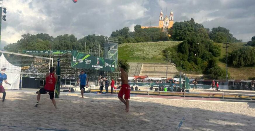 San Pedro Cholula ya vive la fiebre mundialista del Voleibol de Playa Sub-21