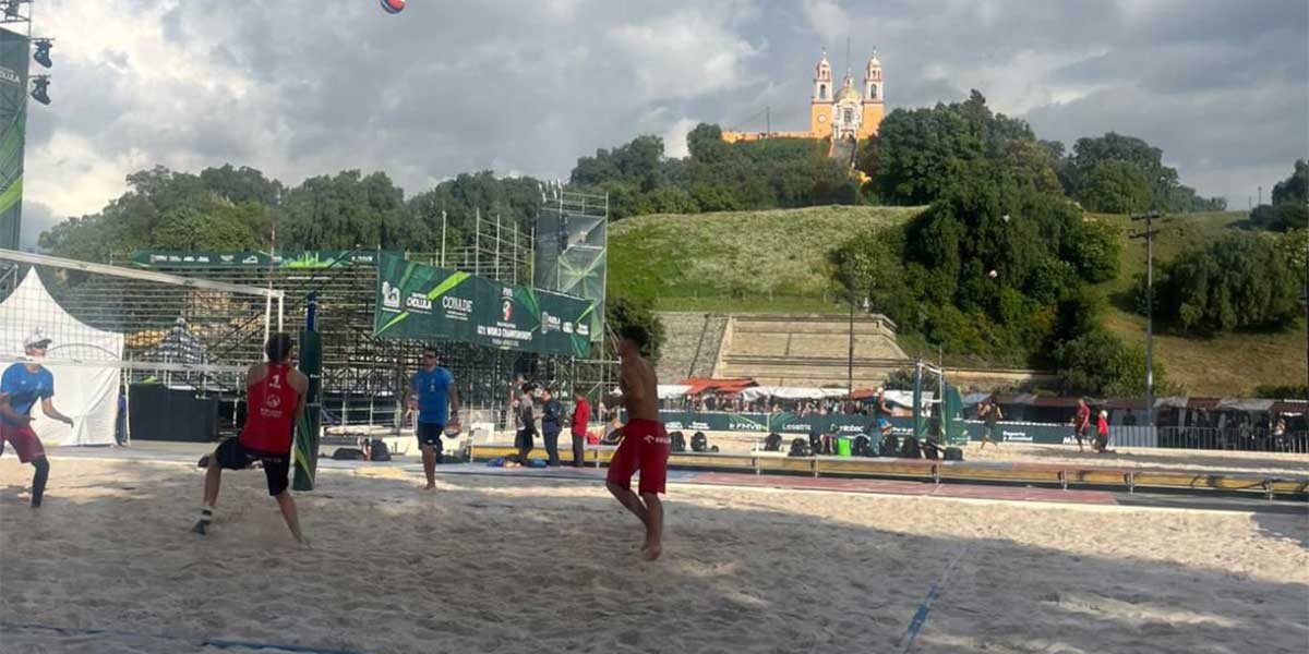 San Pedro Cholula ya vive la fiebre mundialista del Voleibol de Playa Sub-21