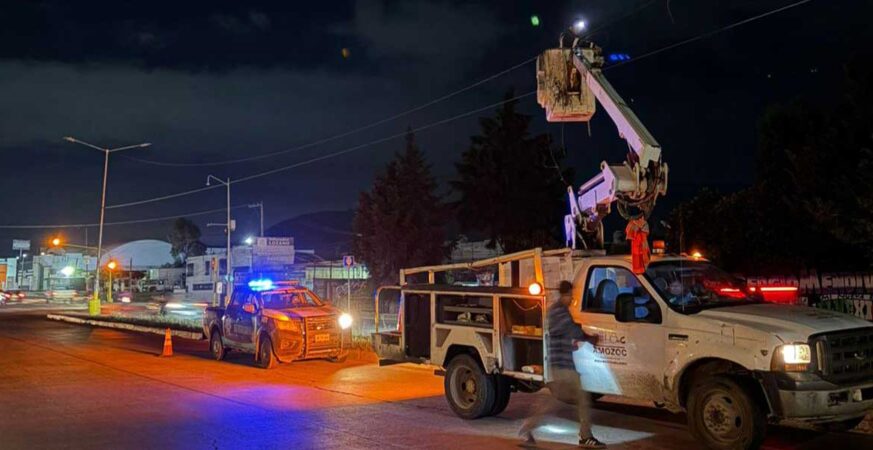 Mejora de luminarias y caminos: Severiano de la Rosa continúa impulsando acciones en beneficio de Amozoc