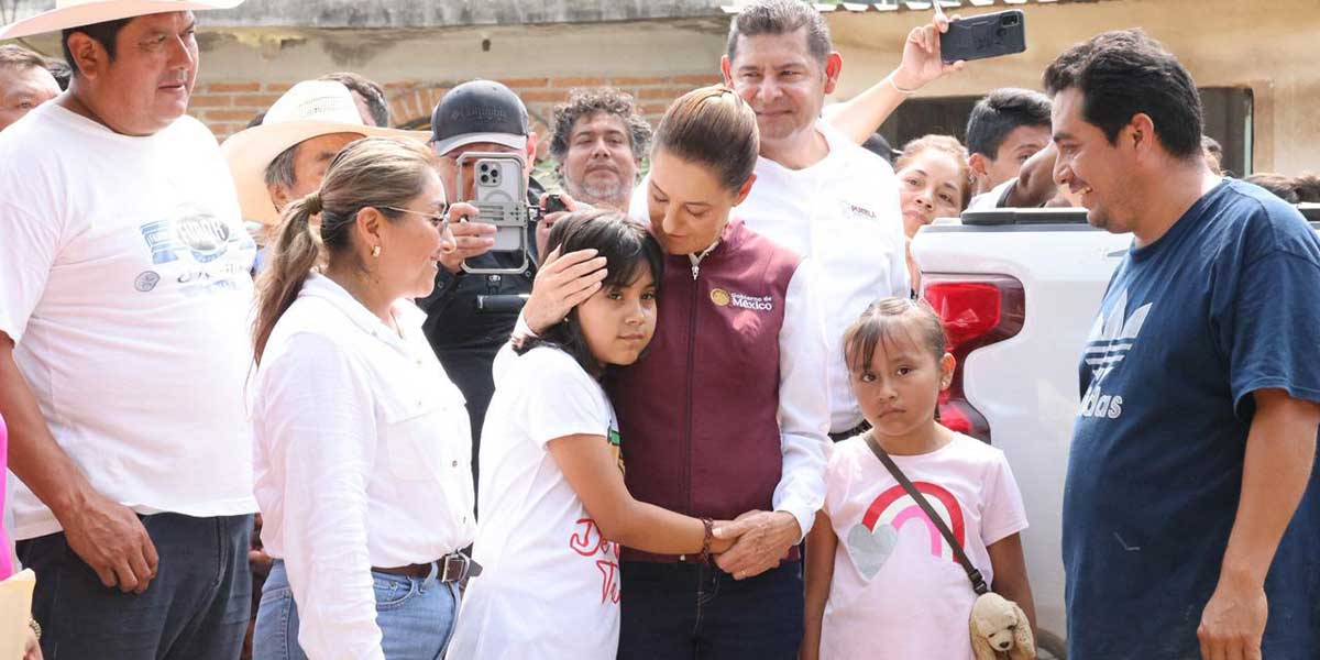 PRESIDENTA CLAUDIA SHEINBAUM CONTINÚA RECORRIDOS DE SUPERVISIÓN POR PANTEPEC, PUEBLA: “NADA SE VA A QUEDAR SIN ARREGLO”