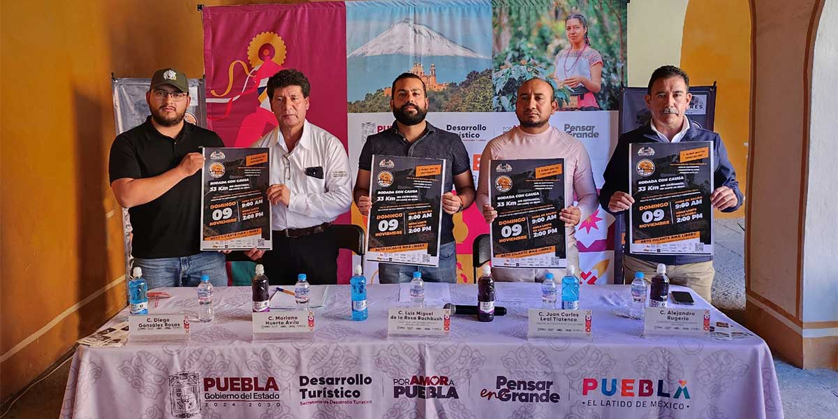 “Reto Gigante Bike Libres” fortalece el turismo y la conexión con la naturaleza en Puebla