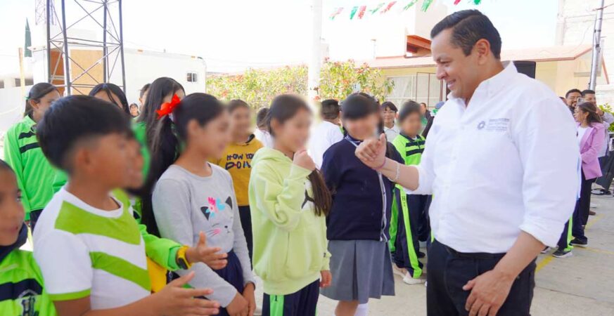 INICIA GOBIERNO DE TEXMELUCAN CONSTRUCCIÓN DE SALÓN DE USOS MULTIPLES EN PRIMARIA DE SAN JUAN TUXCO