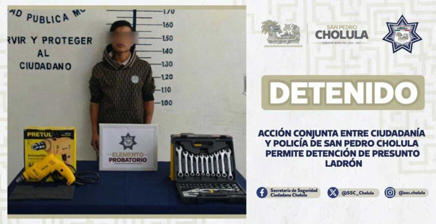 Acción ciudadana y respuesta policial permiten detención de presunto ladrón en Manantiales