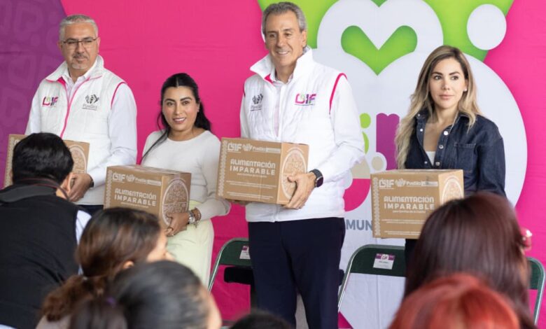 Entrega Pepe Chedraui a través del SMDIF más de mil despensas en La Guadalupana