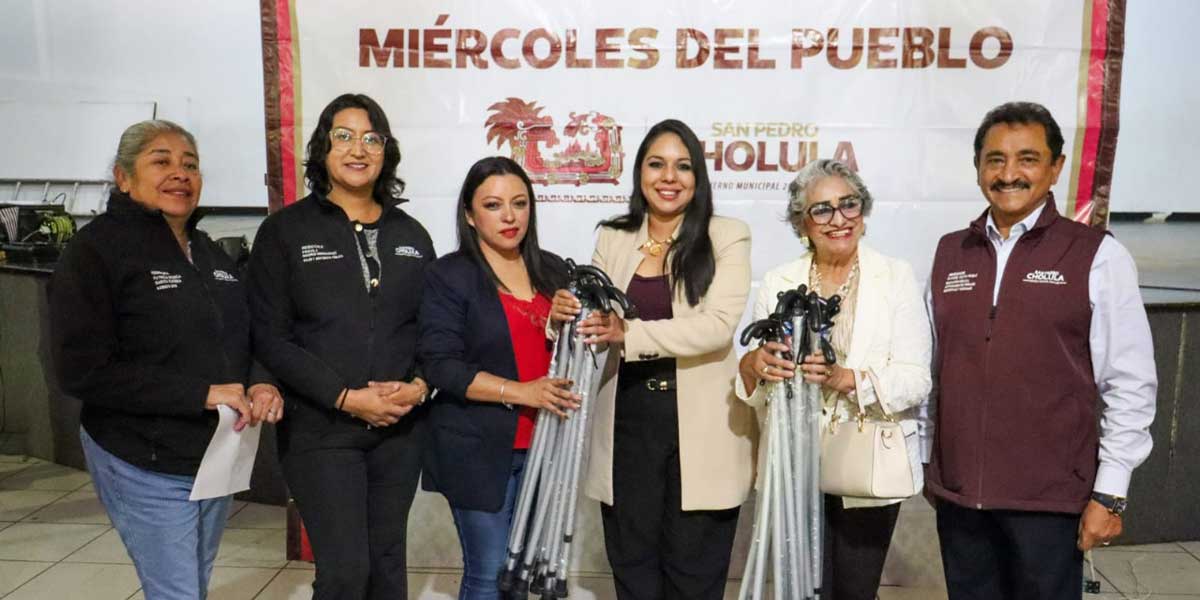 “San Pedro Cholula tiene una presidenta que sí escucha”: beneficiaria del Miércoles del Pueblo