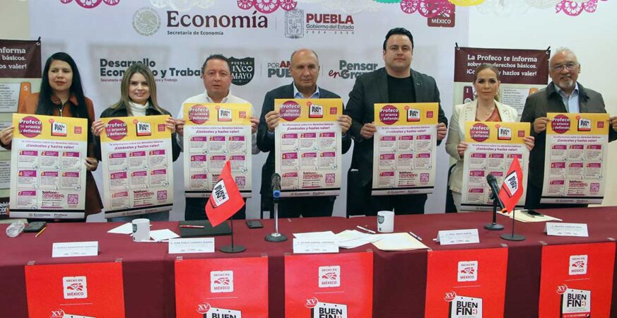 Gobierno de Puebla, Profeco y empresas coordinan vigilancia por El Buen Fin