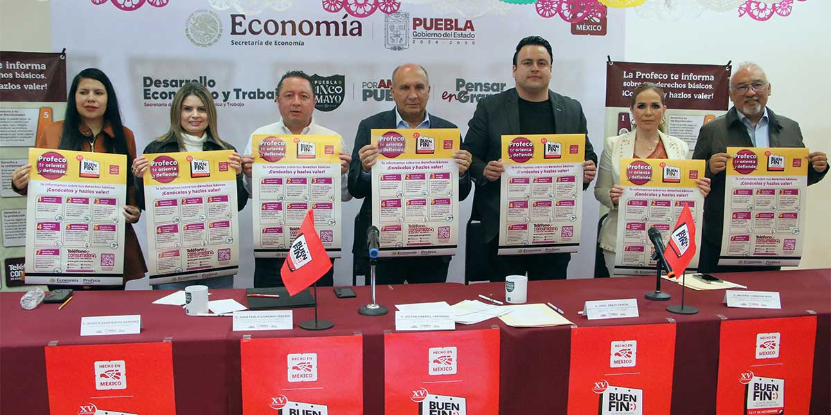 Gobierno de Puebla, Profeco y empresas coordinan vigilancia por El Buen Fin