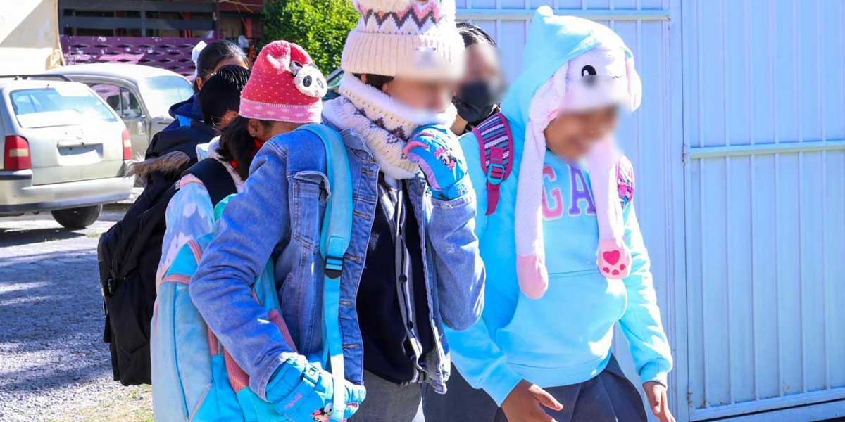 Por entrada de Frente Frío no.13, SEP suspende clases