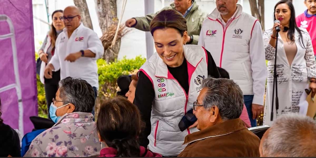 Más de 70 mil poblanos recibieron apoyos del DIF Puebla Capital: MariElise Budib