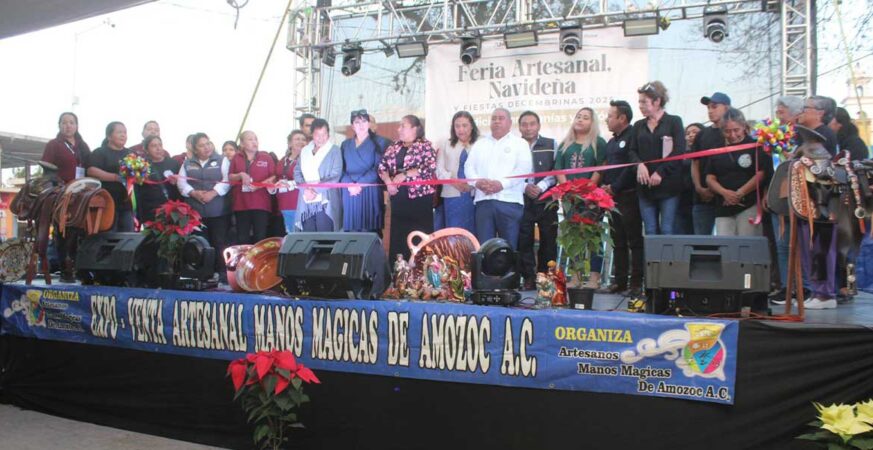 Instalan oficialmente el Corredor Artesanal del Zócalo Municipal a la 2 Oriente en Amozoc