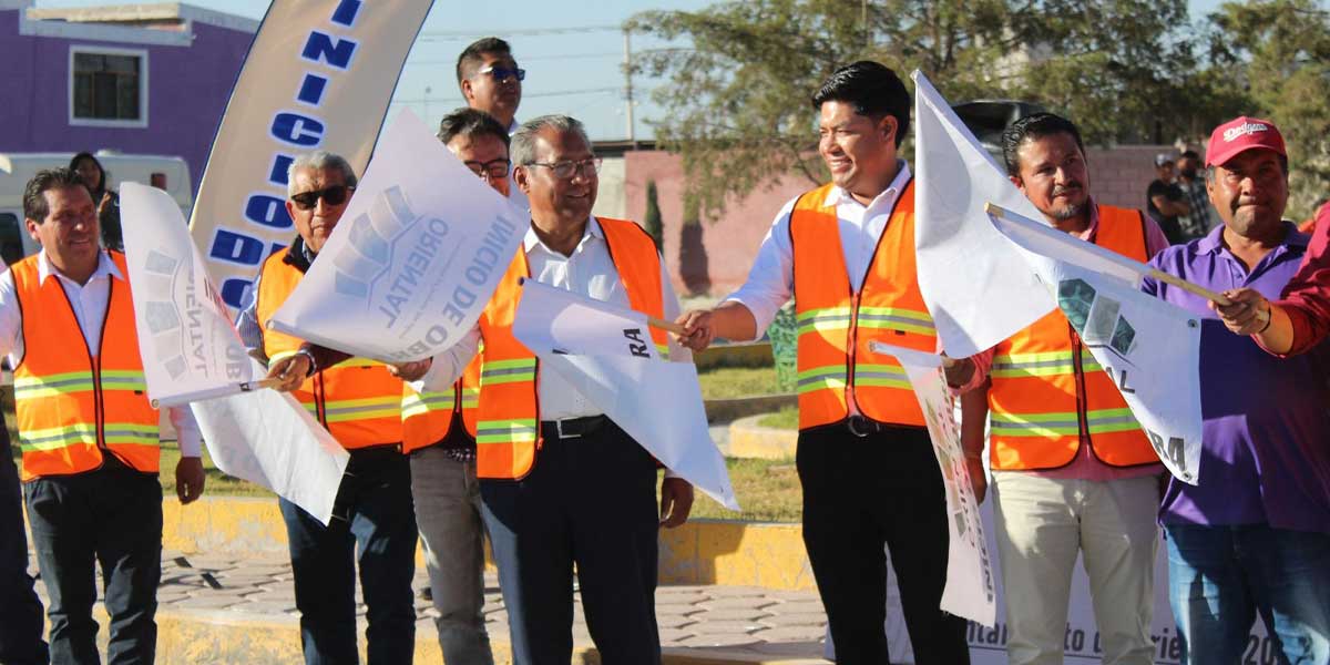 Realiza CEASPUE banderazo de obra de agua potable en Oriental