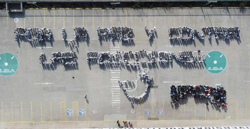 MOSAICO POR LA PAZ Y CONTRA LAS ADICCIONES. IMJUVE REÚNE A CASI UN MILLÓN DE JÓVENES EN MÉXICO
