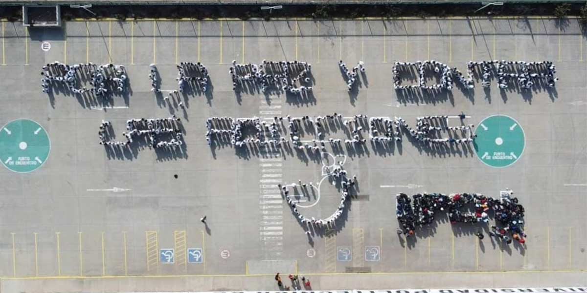 MOSAICO POR LA PAZ Y CONTRA LAS ADICCIONES. IMJUVE REÚNE A CASI UN MILLÓN DE JÓVENES EN MÉXICO