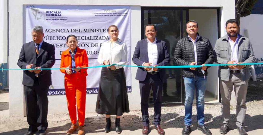 INAUGURAN GOBIERNO DE TEXMELUCAN, FGE Y OCRA EL MÓDULO DE COMPRA SEGURA DE VEHÍCULOS