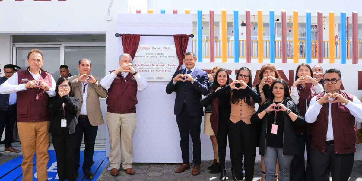 Renace Estancia Infantil Número 1 del ISSSTEP en beneficio de trabajadores estatales