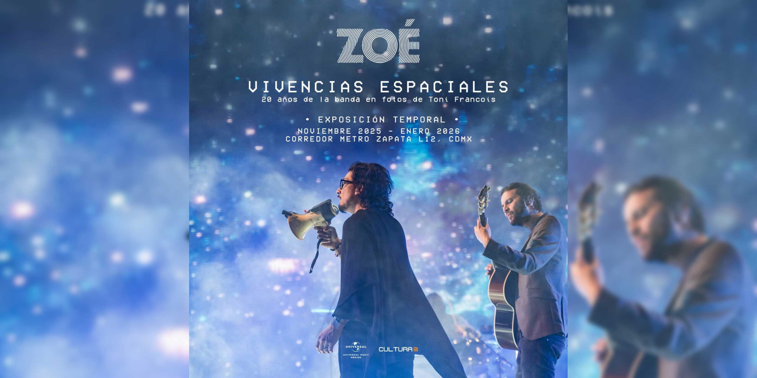 ¡¡¡ZOÉ: VIVENCIAS ESPACIALES, LA EXPOSICIÓN QUE DOCUMENTA EL COSMOS DE LA BANDA MEXICANA!!!