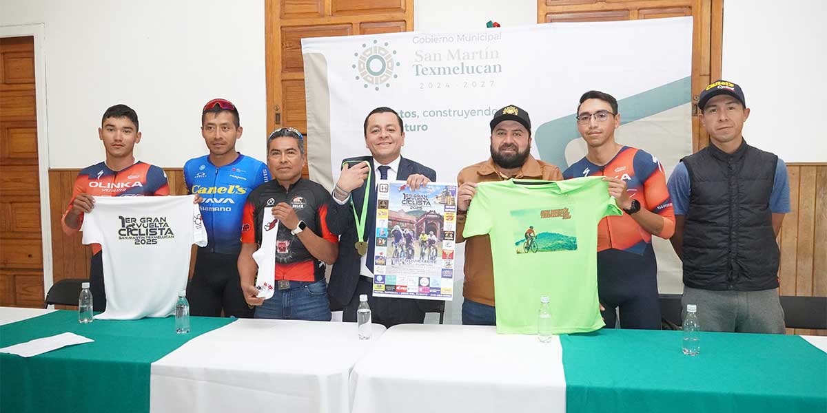 GOBIERNO DE TEXMELUCAN PRESENTA LA 1ª GRAN VUELTA CICLISTA SAN MARTÍN TEXMELUCAN 2025