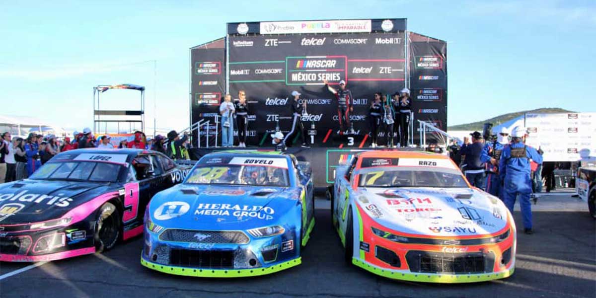 Con éxito se llevó a cabo la carrera NASCAR México Series en Puebla
