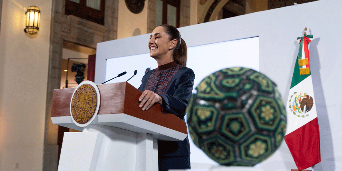 MUNDIAL SOCIAL MÉXICO 2026 DEJARÁ UN LEGADO DEPORTIVO: PRESIDENTA CLAUDIA SHEINBAUM
