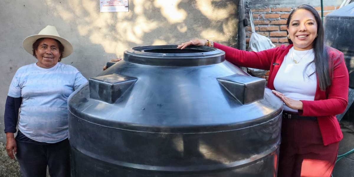 Tonantzin Fernández continúa llevando bienestar a cada rincón de San Pedro Cholula