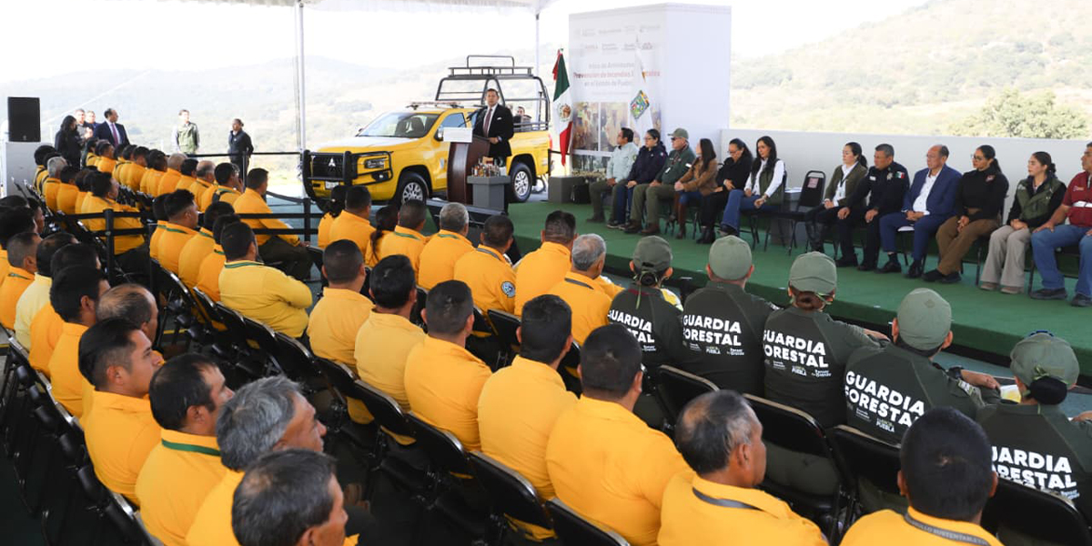 El Gobierno de Puebla salva vidas; Armenta incentiva a los héroes forestales