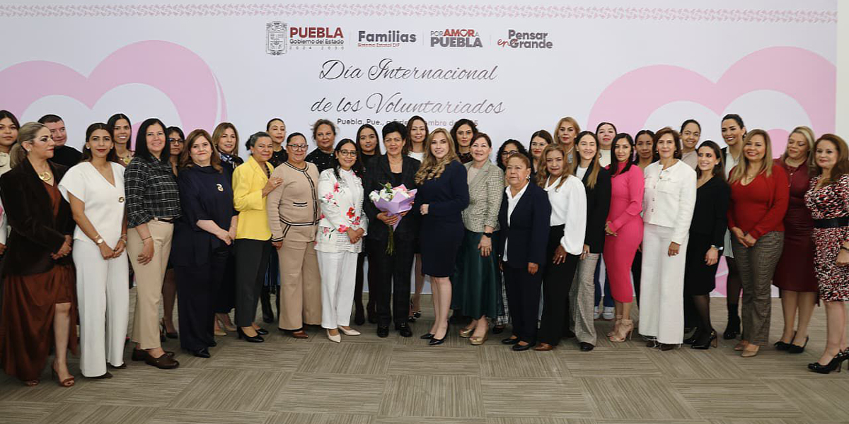Por su noble labor y altruismo, SEDIF reconoce a Voluntariados del Gobierno de Puebla