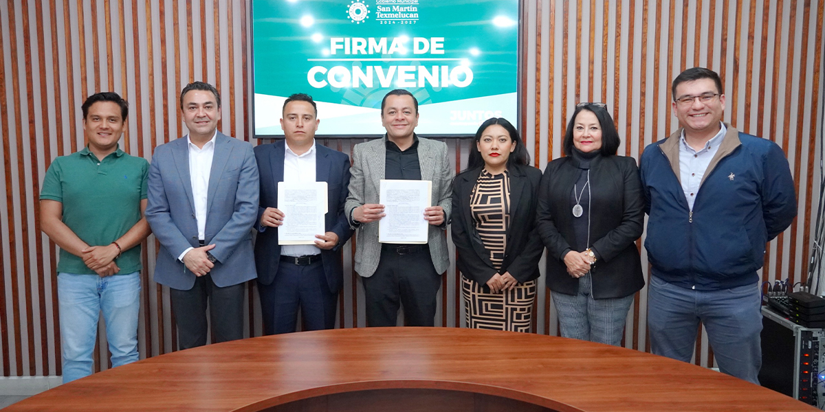 FIRMAN CONVENIO DE COLABORACIÓN GOBIERNO DE TEXMELUCAN Y EL INSTITUTO INTENSIVO DE EXCELENCIA ACADÉMICA