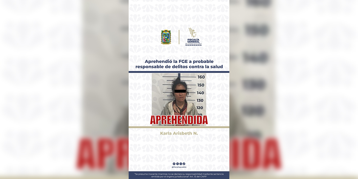 Aprehendió la FGE a probable responsable de delitos contra la salud