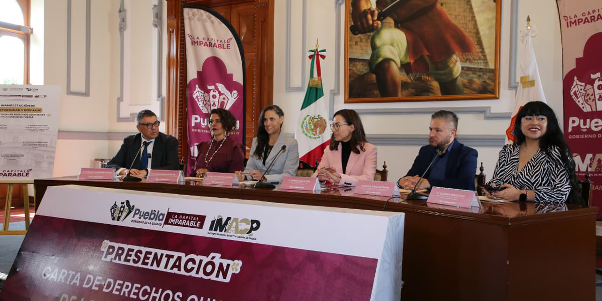 PRESENTA GOBIERNO DE LA CIUDAD LA PRIMERA CARTA DE LOS DERECHOS CULTURALES DE PUEBLA