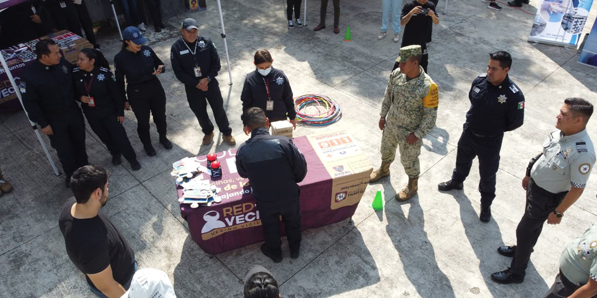 Realiza SSC Rally “Vive sin Drogas” con vecinos de La Paz