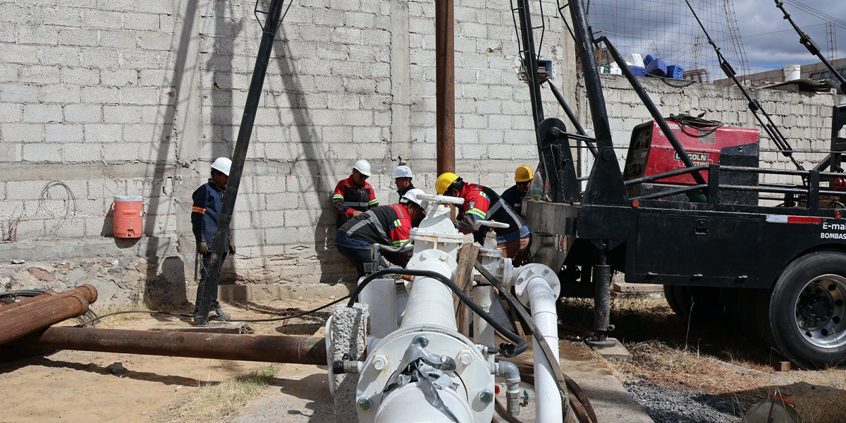 Agua de Puebla realiza mantenimiento preventivo al Pozo El Conde