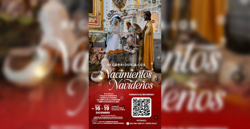 Invita Gobierno de la Ciudad a Recorrido por Nacimientos del Centro Histórico