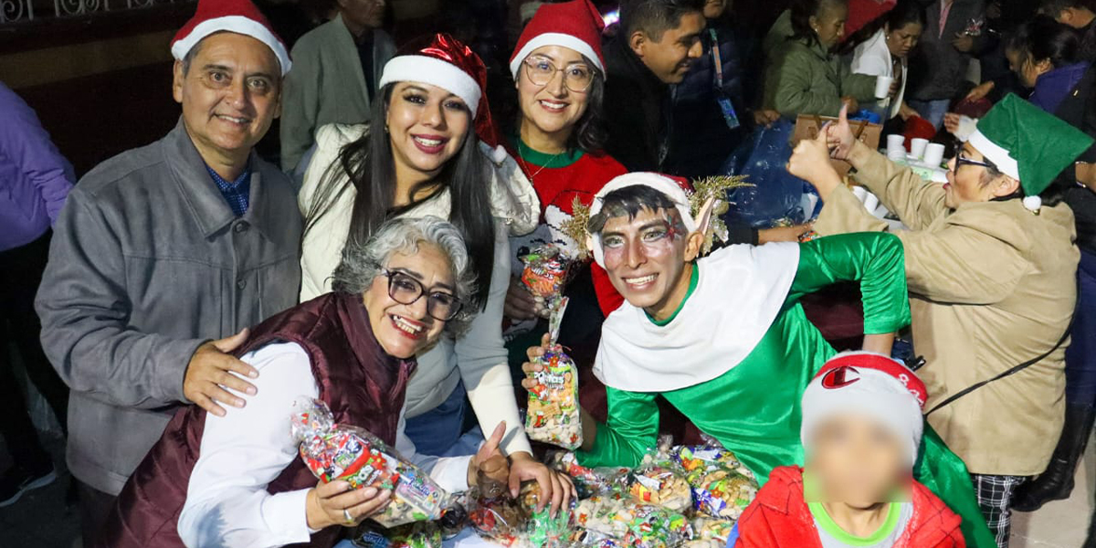 Lleva Tonantzin Fernández la magia de las posadas y la Navidad a las juntas auxiliares