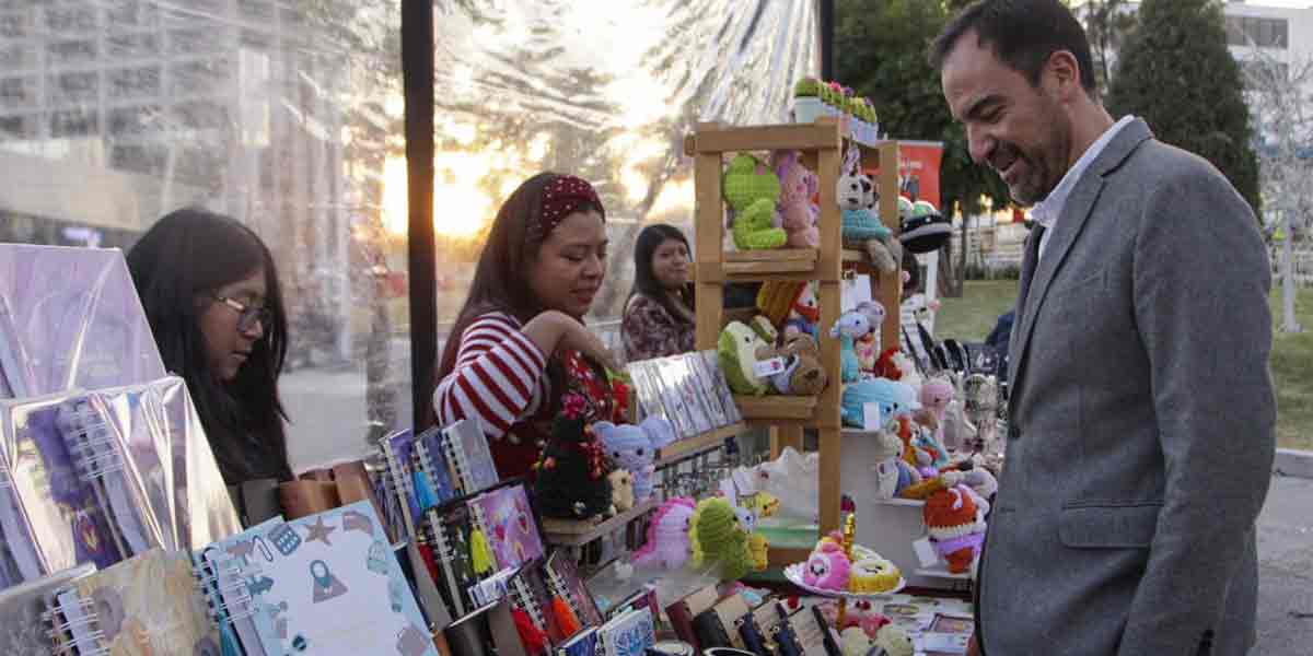 Incentiva Gobierno de la Ciudad economía circular con Bazar Artesanal Navideño