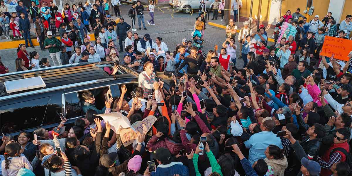 DESTACA PRESIDENTA SHEINBAUM REDUCCIÓN DE DELITOS EN PUEBLA
