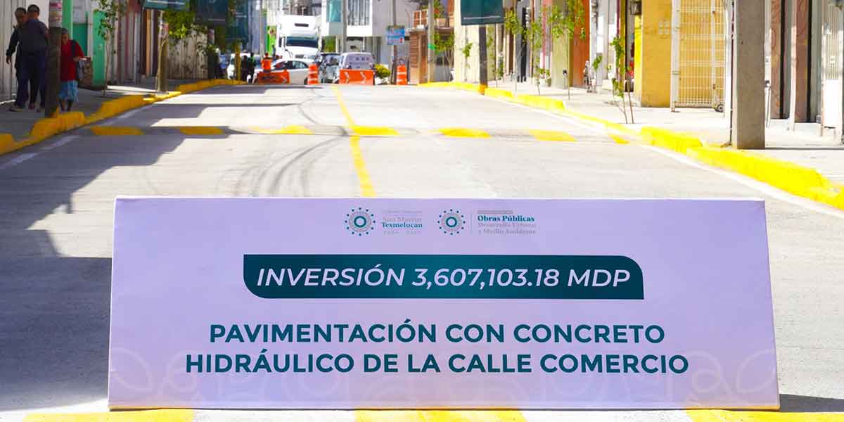 CON OBRAS INTEGRALES GOBIERNO DE TEXMELUCAN TRANSFORMA CALLES PRIORITARIAS
