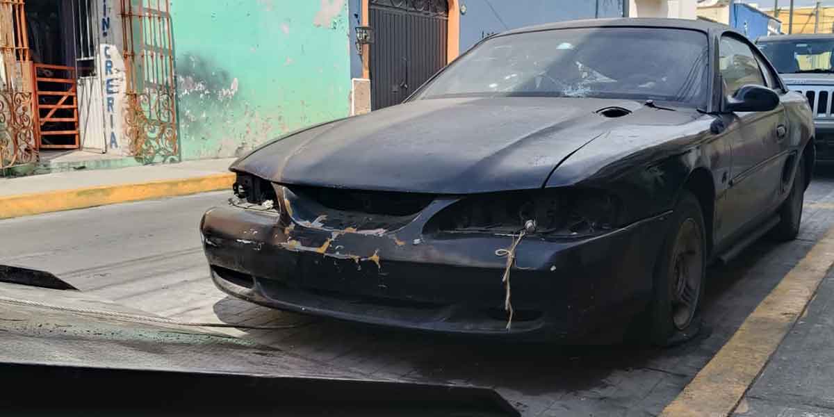 Más orden y seguridad: San Pedro Cholula atiende vehículos en abandono