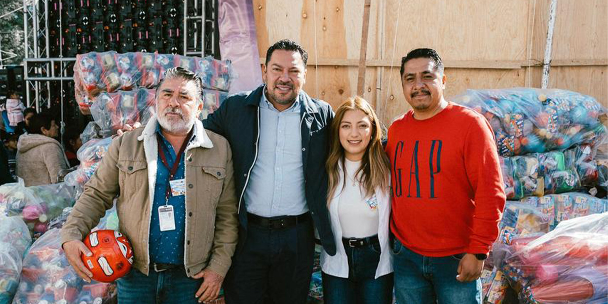 Lleva Pepe Chedraui a los Reyes Magos a Romero Vargas y colonia La Rosa