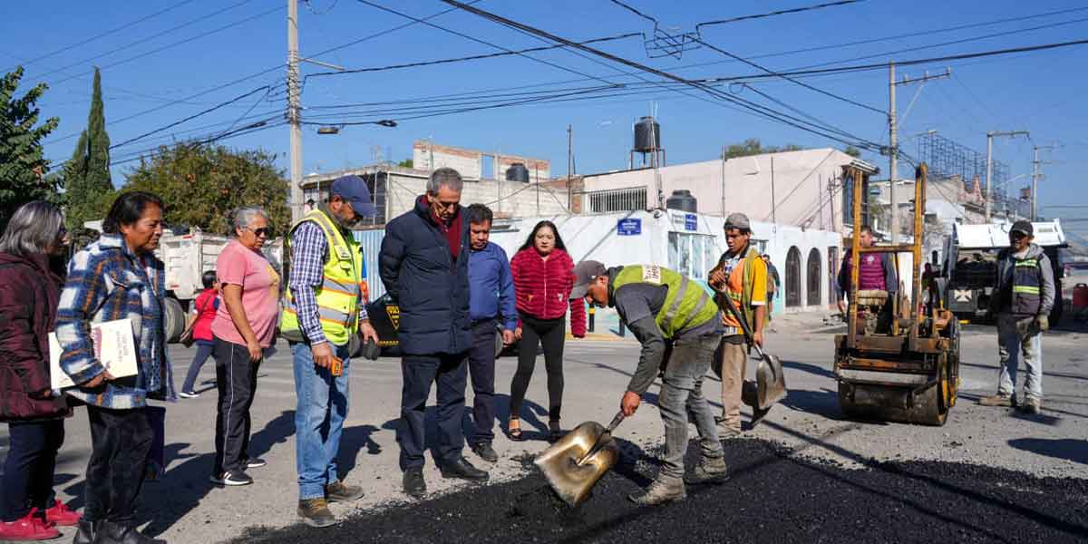 Gobierno de Amozoc refuerza Infraestructura, alumbrado público y mejora de espacios comunitarios.
