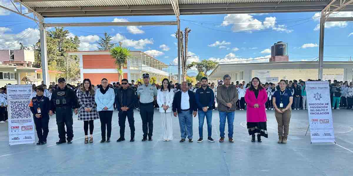 En Amozoc se realizan acciones de prevención en escuelas educativas
