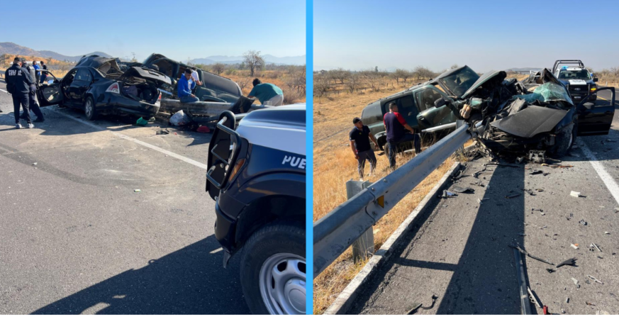 Trágico accidente en la Autopista Siglo XXI deja cuatro fallecidos y dos menores lesionadas