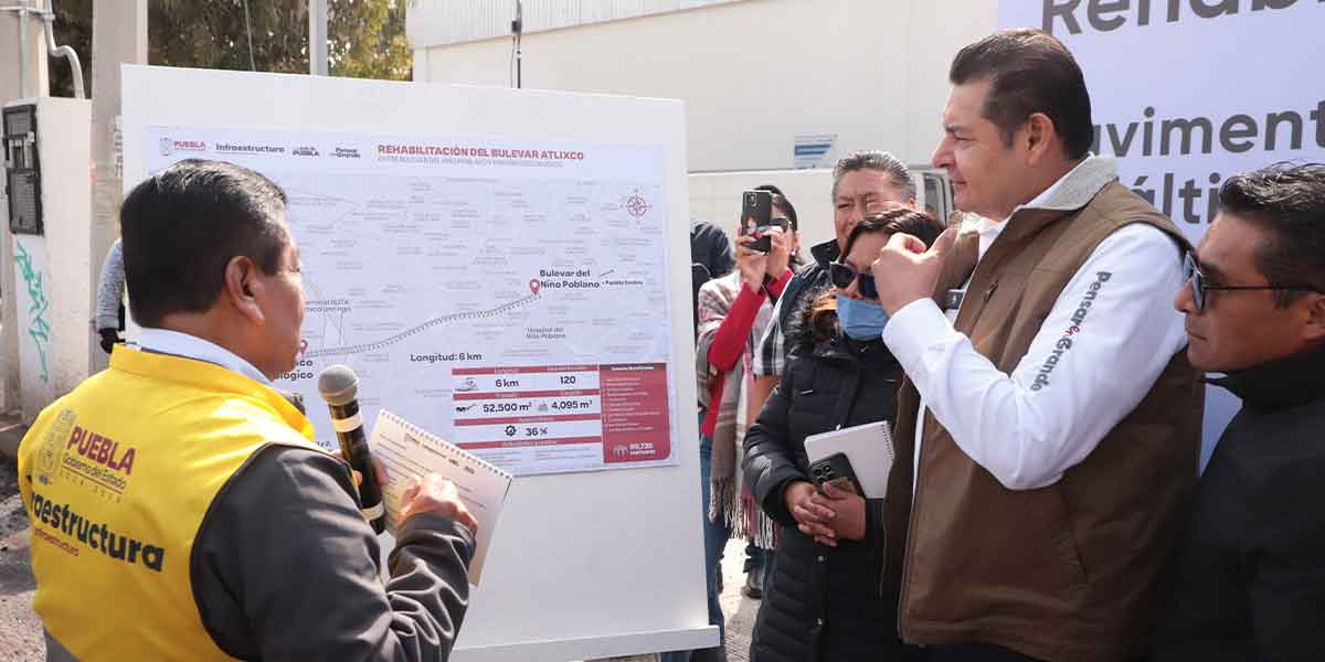 TREN DE PAVIMENTACIÓN TRANSFORMA VIALIDADES, GENERA AHORRO Y CONECTA A PUEBLA
