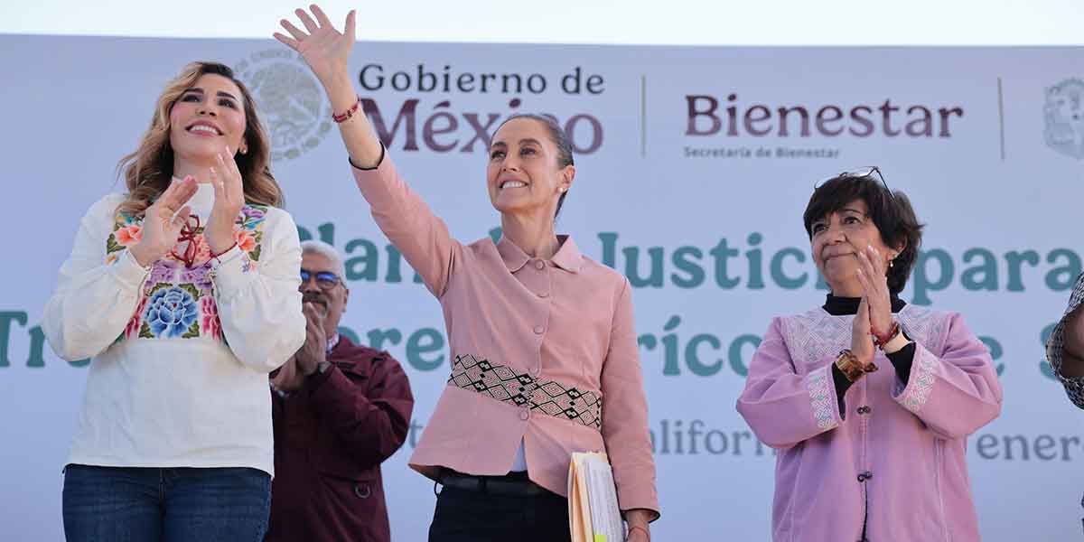 Tonantzin Fernández entrega pavimentación de la calle Lerdo de Tejada en Santa María Acuexcomac