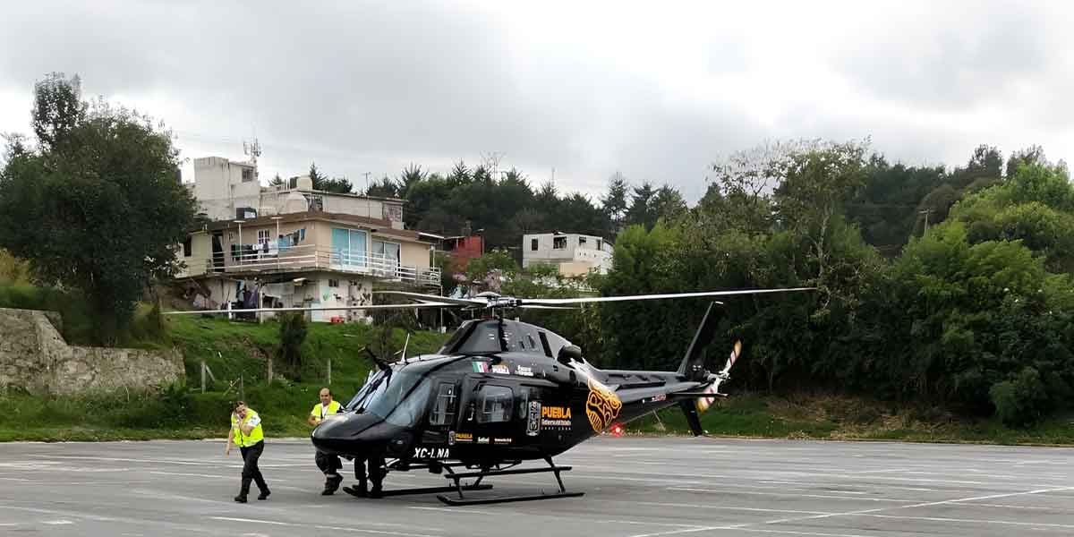 MUJER LESIONADA EN EXPLOSIÓN ES TRASLADADA VÍA AÉREA DESDE HUAUCHINANGO