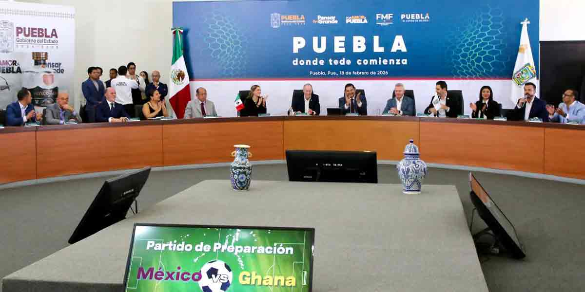 PUEBLA ALBERGARÁ EL MÉXICO VS GHANA DE PREPARACIÓN; AFICIÓN E INFRAESTRUCTURA GARANTÍA: FMF