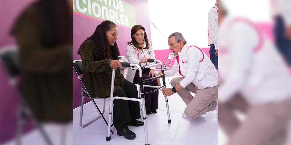 Fortalecen MariElise Budib y Pepe Chedraui la inclusión social con entrega de aparatos ortopédicos