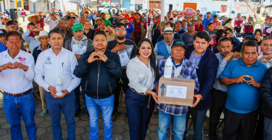 Impulsa Tonantzin Fernández el programa “Sembrando el Futuro” en beneficio del campo