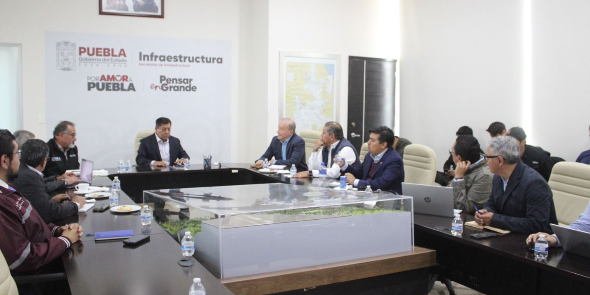 SECRETARÍA DE INFRAESTRUCTURA Y CMIC TRABAJAN EN EQUIPO PARA LA TRANSFORMACIÓN DE PUEBLA