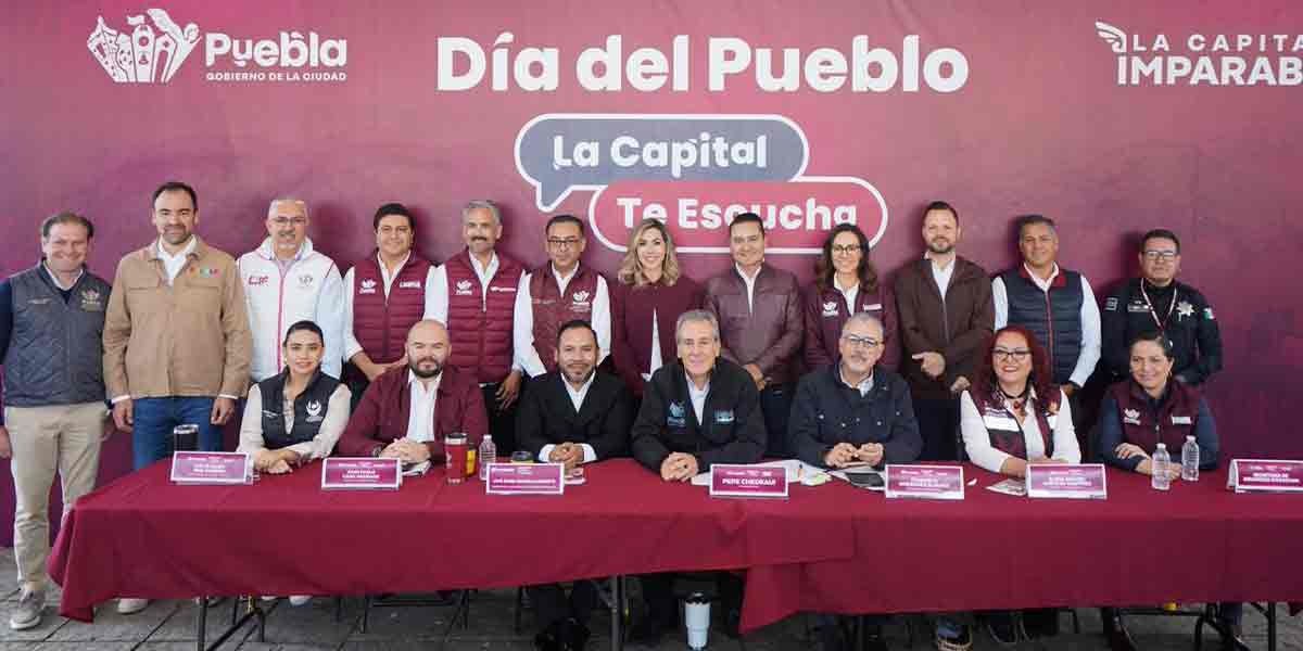 Villegas acude a la inauguración del techado de la Primaria Aquiles Serdán en Tecamachalco